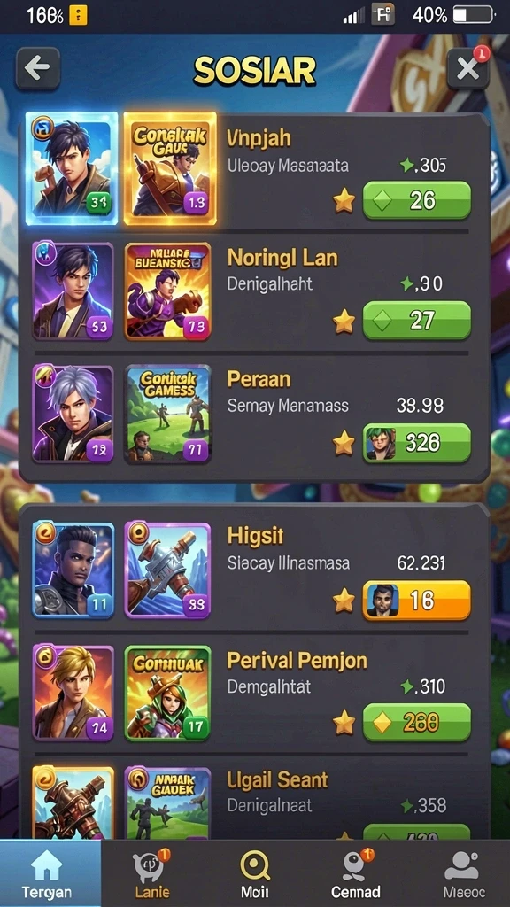 898a - Mode duel seru untuk kompetisi langsung.