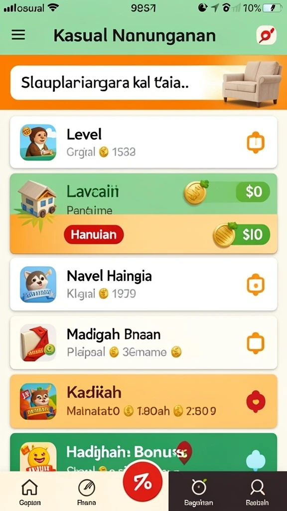afaf - Screenshot menunjukkan karakter utama dalam aksi epik.